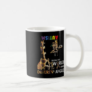 Giraffe Autismus sieht die Welt aus einer anderen Kaffeetasse