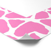 Giraffe Baby Bedroom Wall Poster (Ecke)