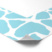 Giraffe Baby Bedroom Wall Poster (Ecke)