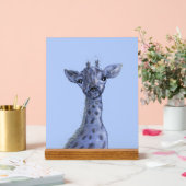 Giraffe Baby Boy Acrylschild (Hochzeit)
