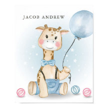Giraffe Baby Boy Kinderzimmer