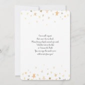 Giraffe Baby Shower Einladung (Rückseite)