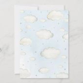 Giraffe Baby Shower Einladung (Rückseite)