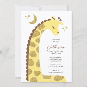 Giraffe Baby Shower Einladung