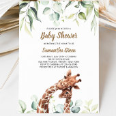 Giraffe Baby Shower Einladung
