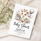 Giraffe Baby Shower Einladung