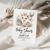 Giraffe Baby Shower Einladung