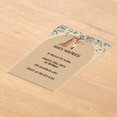 GIRAFFE BABY SHOWER EINLADUNG (Ablage )