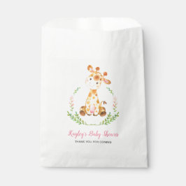 Giraffe Baby Shower Fevor Bags Girls Personalisier Geschenktütchen