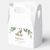 Giraffe Baby Shower Geschenkschachtel (Geöffnet)