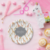 Giraffe Baby Shower Pappteller (Party)