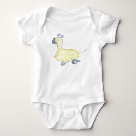 Giraffe Baby Strampler (Vorderseite)