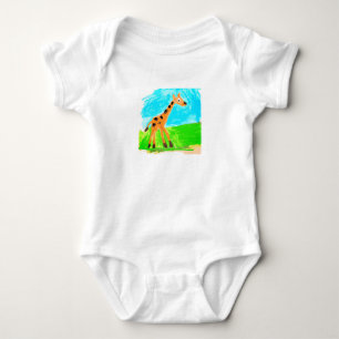 Giraffe Baby Strampler