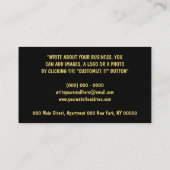 Giraffe Baby Visitenkarte (Rückseite)