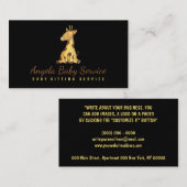 Giraffe Baby Visitenkarte (Vorne/Hinten)