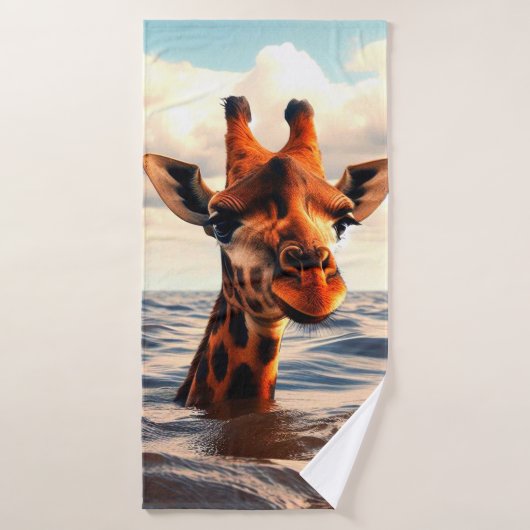 Giraffe Badehandtuch (Badehandtuch)