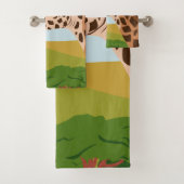Giraffe Badhandtuch Set (Insitu)