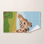 Giraffe Badhandtuch Set (Handtuch)