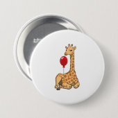 Giraffe Balloon Button (Vorne & Hinten)