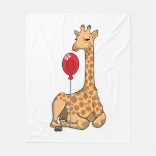 Giraffe Balloon Fleecedecke
