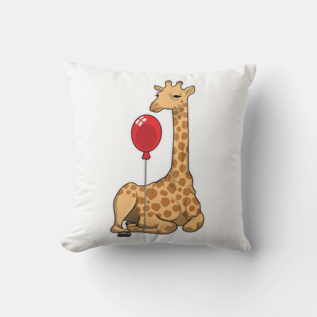 Giraffe Balloon Kissen (Vorderseite)