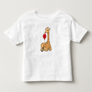 Giraffe Balloon Kleinkind T-shirt