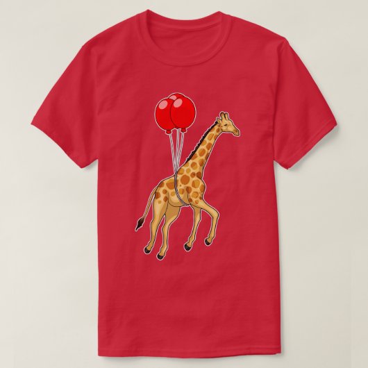 Giraffe Balloon T-Shirt (Design vorne)