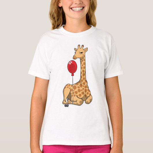 Giraffe Balloon T-Shirt (Vorderseite)
