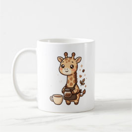 Giraffe-Barista-Kaffeetasse Cute Kawaii Kaffeetasse