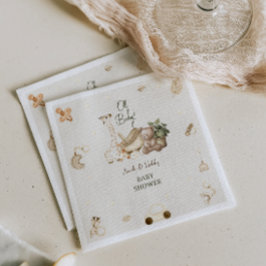 Giraffe & Bear Kinderzimmer Bohemisch Toys Kinderd Serviette