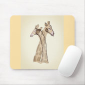 Giraffe Beautiful Mousepad (Mit Mouse)