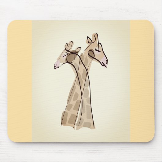 Giraffe Beautiful Mousepad (Vorne)