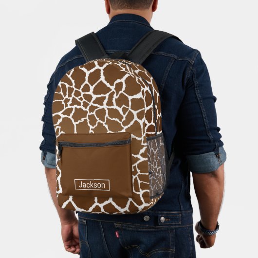 Giraffe Bedruckter Rucksack (Insitu (Modell))