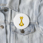 Giraffe bei der Yoga-Meditation Button (Beispiel)