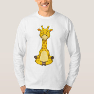 Giraffe bei der Yoga-Meditation T-Shirt