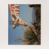 Giraffe bei Joshua Tree Park Reisen Landschaftlich Puzzle (Vertikal)