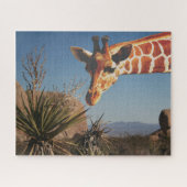 Giraffe bei Joshua Tree Park Reisen Landschaftlich Puzzle (Horizontal)