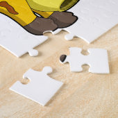 Giraffe bei Musik mit Saxophone.PNG Puzzle (Seite)