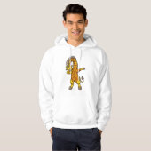 Giraffe beim Hip Hop Dance Dab Hoodie (Vorne ganz)