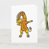 Giraffe beim Hip Hop Dance Dab Karte (Vorderseite)