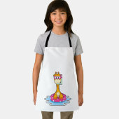 Giraffe beim Schnorcheln Schürze (Insitu)