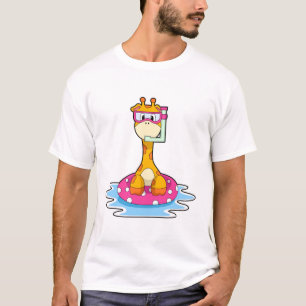 Giraffe beim Schnorcheln T-Shirt