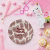 Giraffe beschmutzt Safari-Geburtstags-Teller Pappteller (Party)