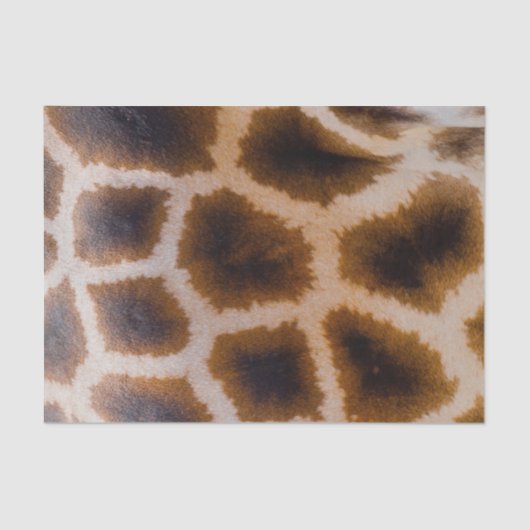 Giraffe bessert gepunktete seidenpapier (Vorderseite)