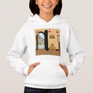 Giraffe betritt die Kneipe Hoodie