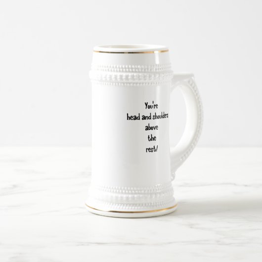 Giraffe Bierglas (VorderseiteRechts)