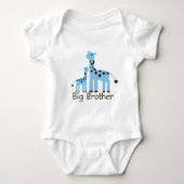 Giraffe Big Brother Baby Strampler (Vorderseite)
