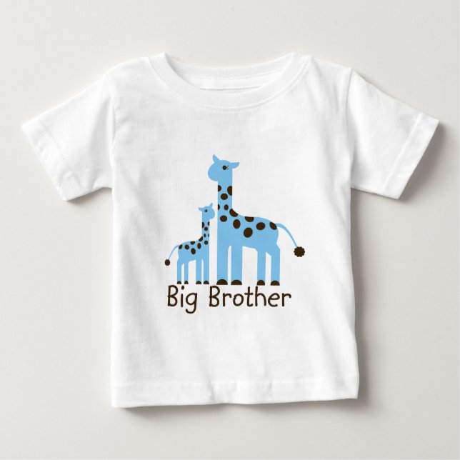 Giraffe Big Brother Baby T-shirt (Vorderseite)