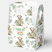Giraffe Bird Safari Neutral Baby Dusche Geschenkschachtel (Geöffnet)
