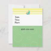 Giraffe Birthday Einladung (Rückseite)